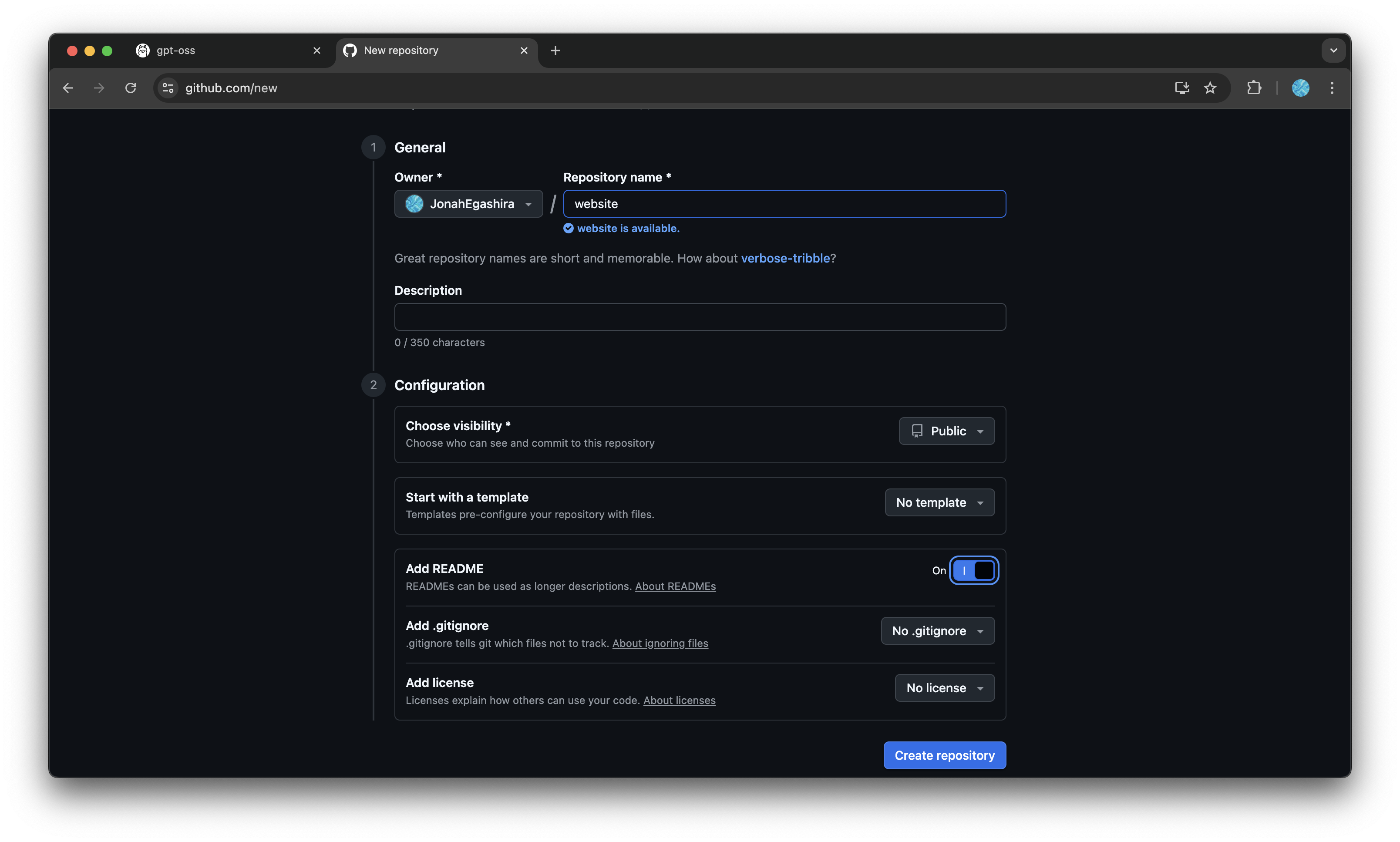 GitHub-Create