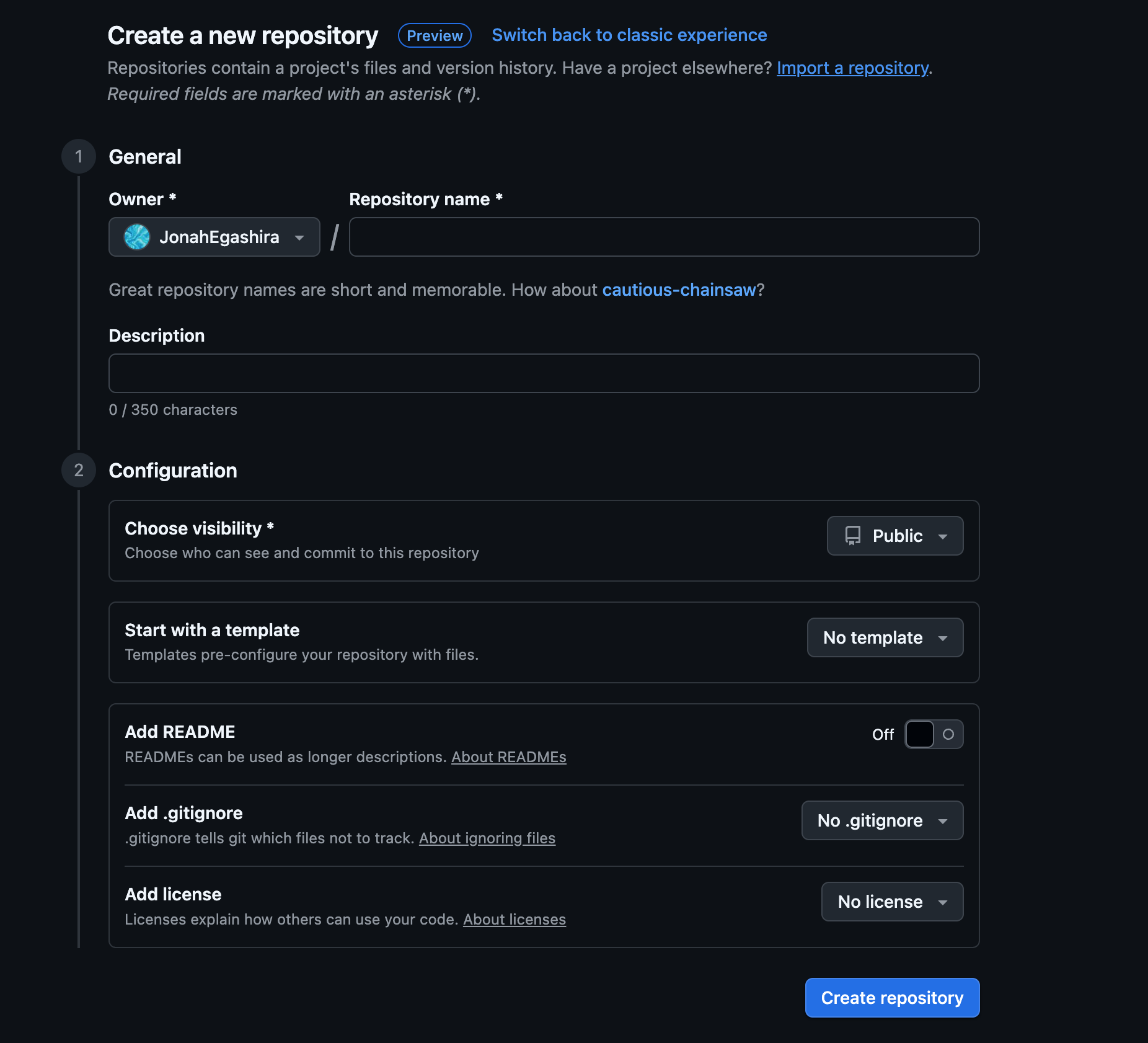 GitHub-Create